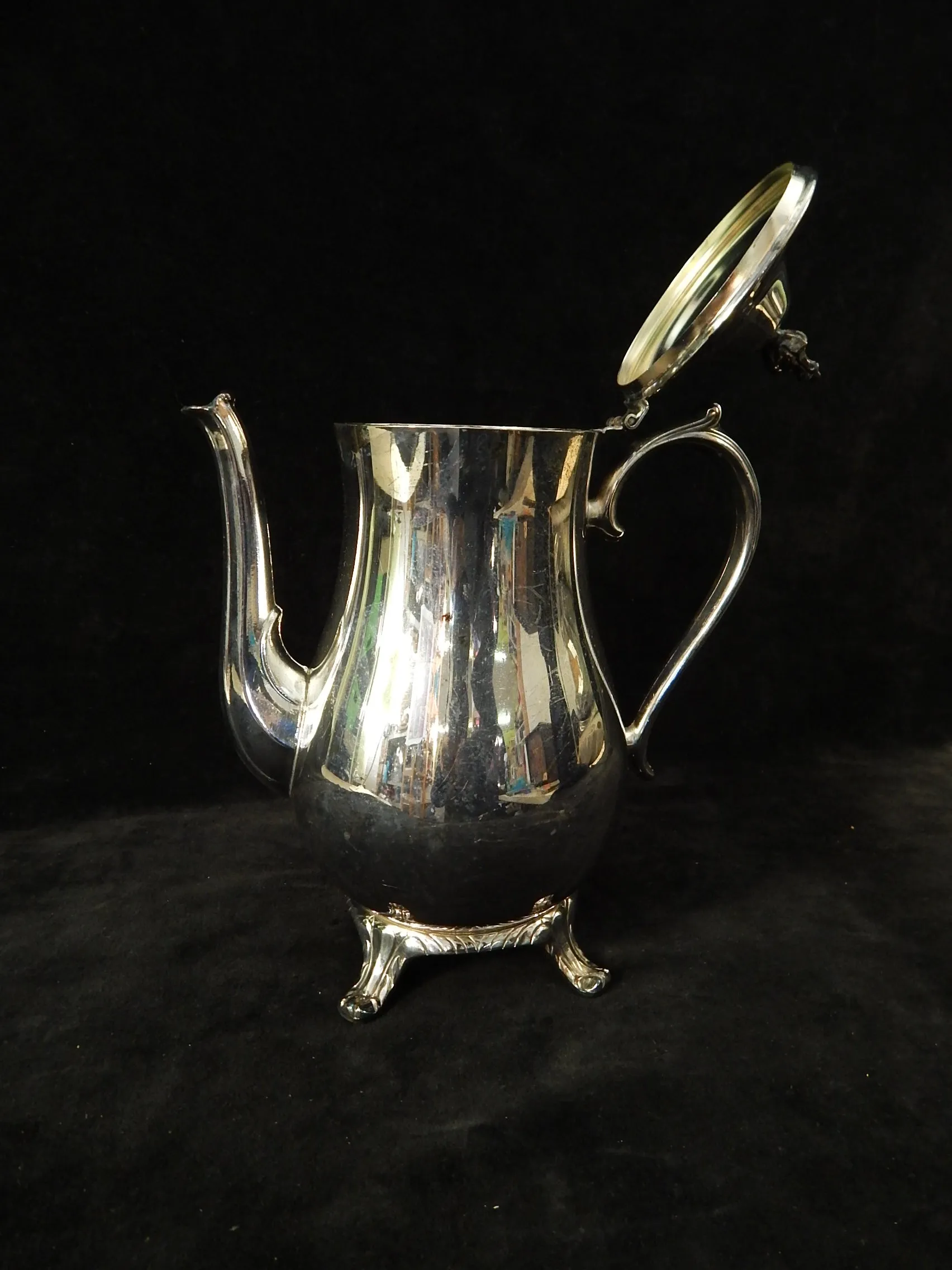 L.S. Co. Silver Plate Coffee Server - Very Good Vintage Condition