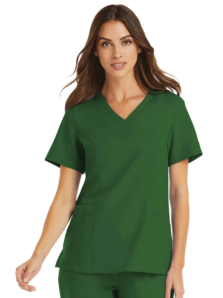 Maevn Momentum 5002 Mock-Wrap Top