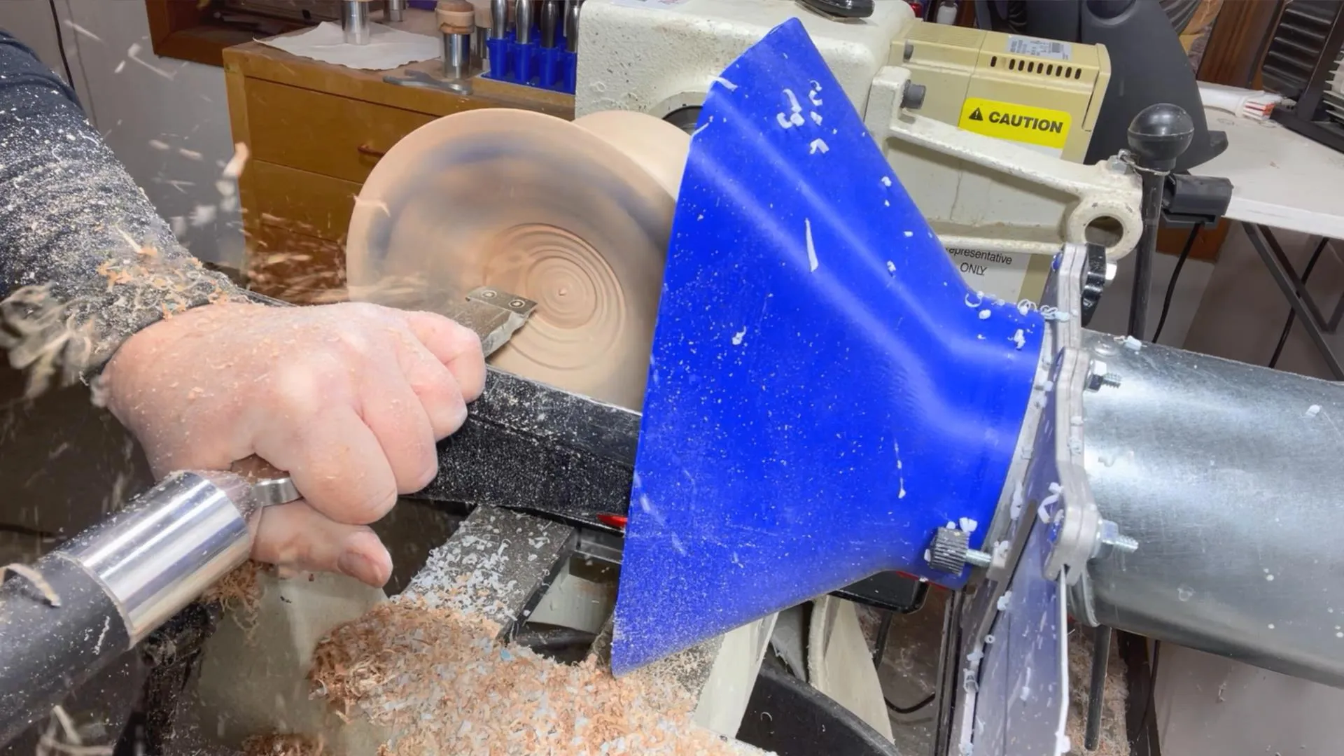 Maple Wood Bowl Turning Blank with Routered Groove for Resin Inlay, 7 x 3