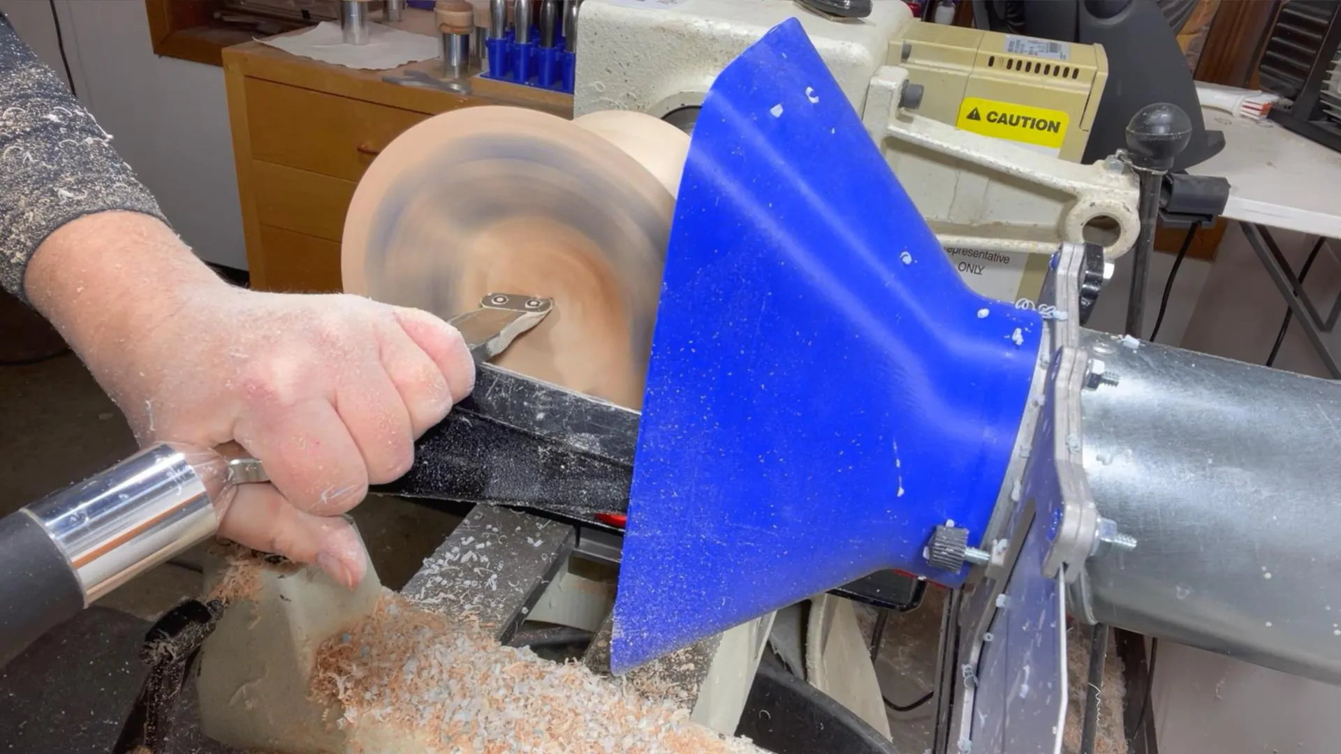 Maple Wood Bowl Turning Blank with Routered Groove for Resin Inlay, 7 x 3