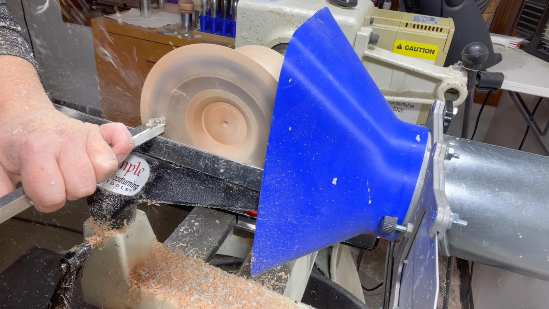 Maple Wood Bowl Turning Blank with Routered Groove for Resin Inlay, 7 x 3