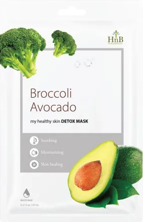 Mascarilla facial HNB BROCCOLI AVOCADO DETOX MASK