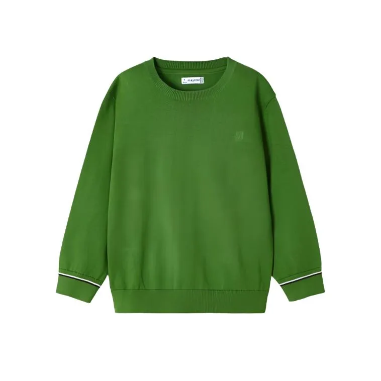 Mayoral Mini Basic Green Cotton Sweater_311-30