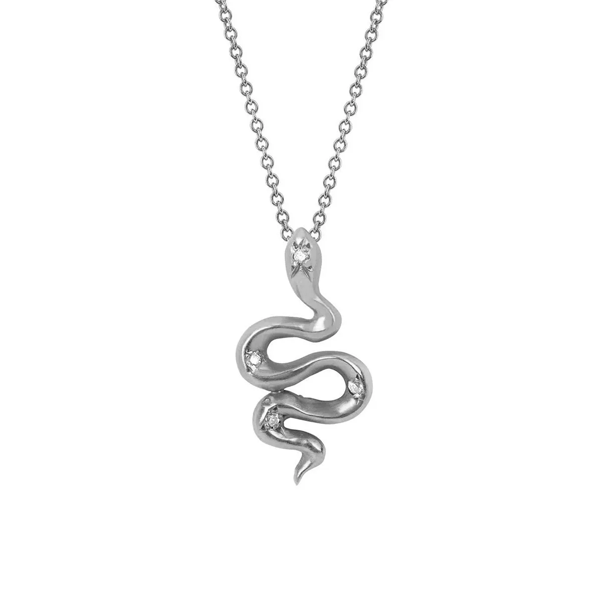 Medusa Necklace in 14kt Gold Over Sterling Silver