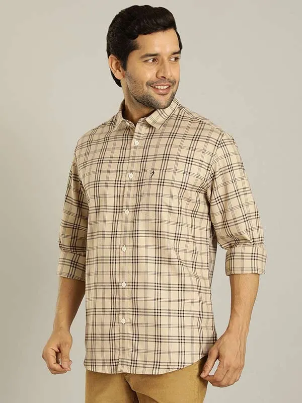 Men Checked Full Sleeve Cotton Shirt