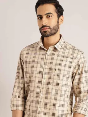 Men Checked Full Sleeve Cotton Shirt