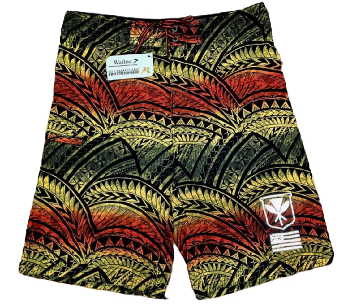 Men’s Reggae Tribal Board Short