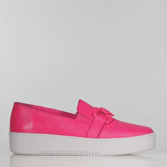 Minx Devoted Neon Pink Milled Casual