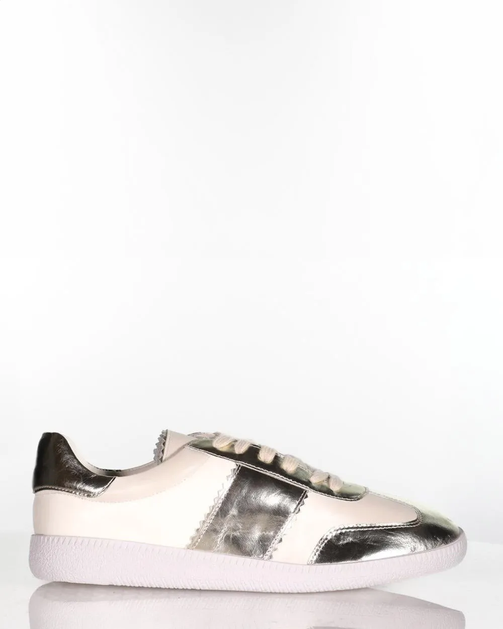 Minx Hybrid Gold/Ivory Nappa Leather