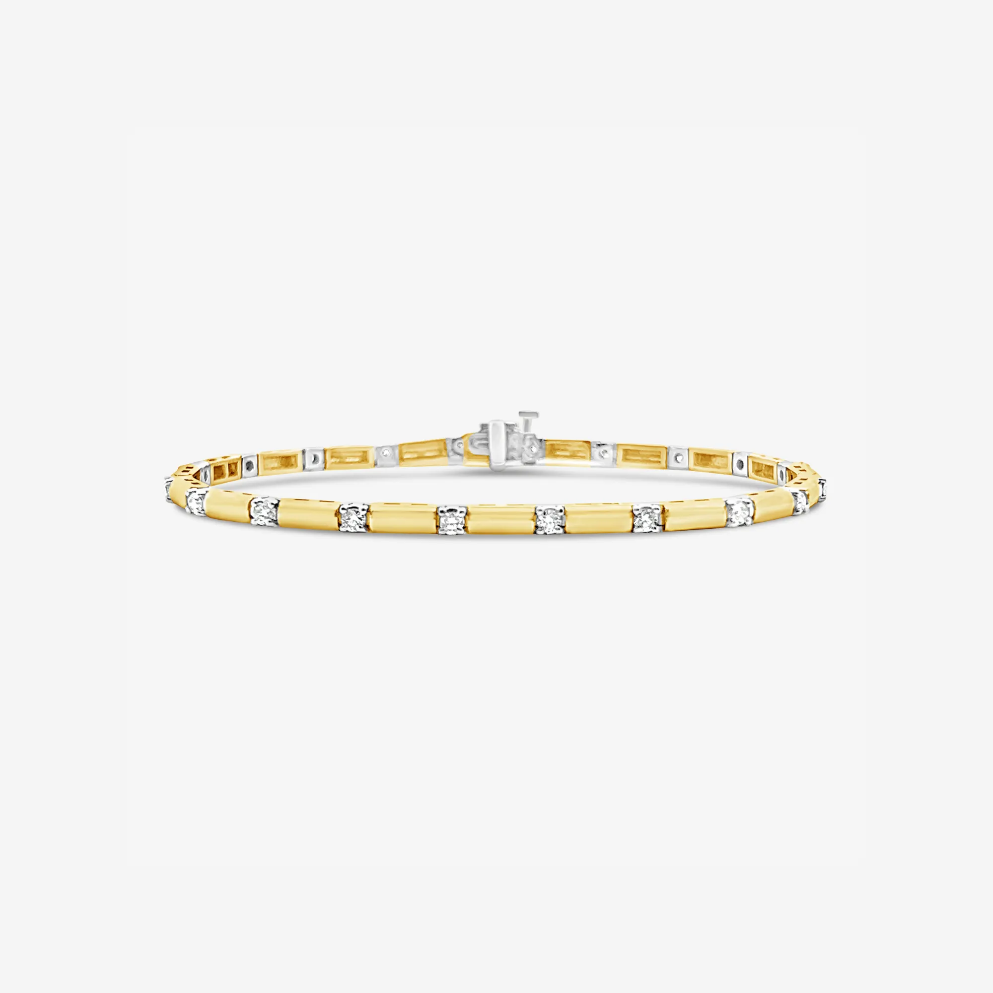 Modern Diamond Station Bracelet