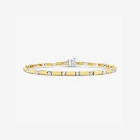 Modern Diamond Station Bracelet