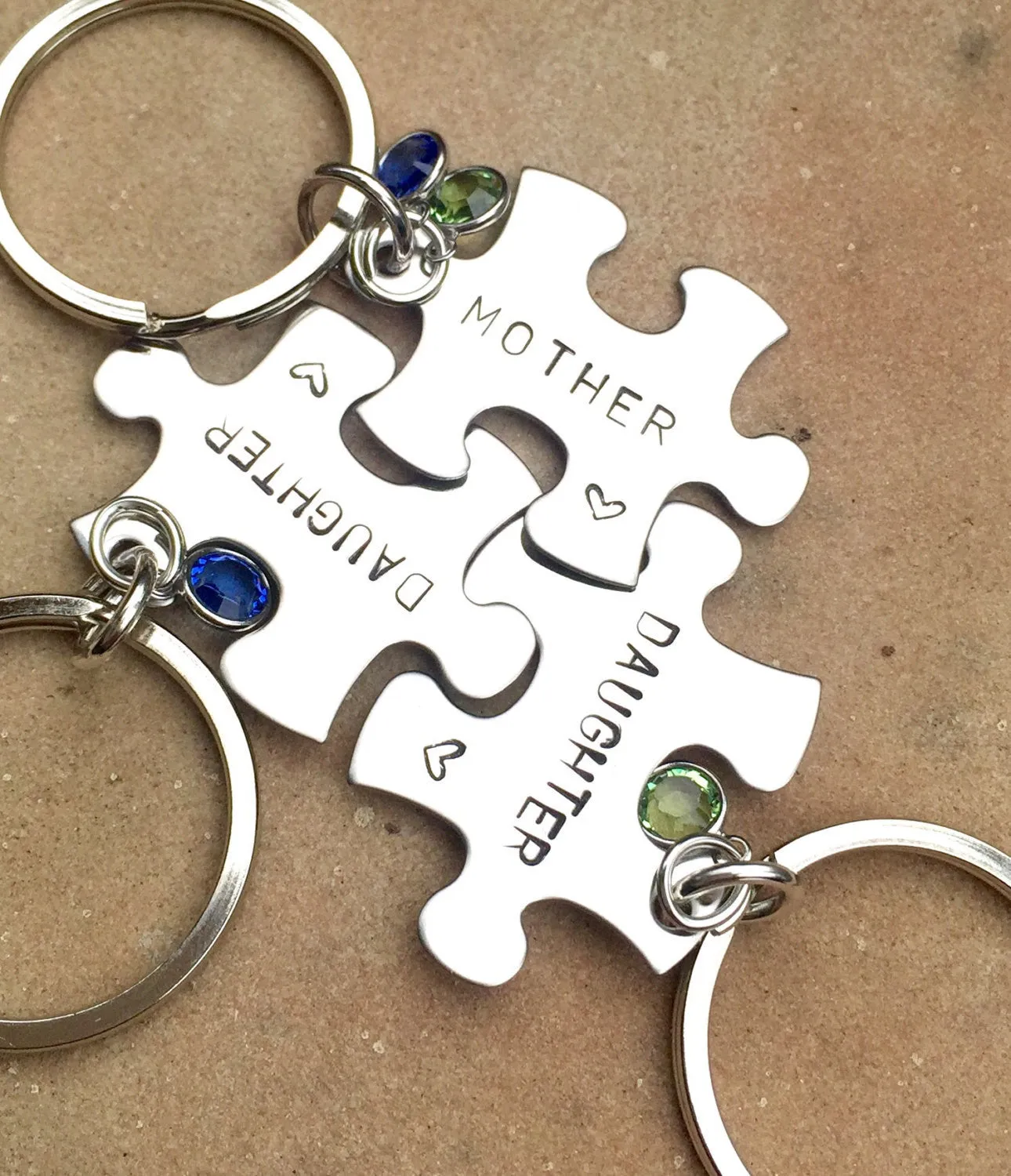 Mother Daughter Keychain,Mother Daughter Gifts, Mothers Day Gifts, Puzzle Keychains, Personalized Keychains, Natashaaloha