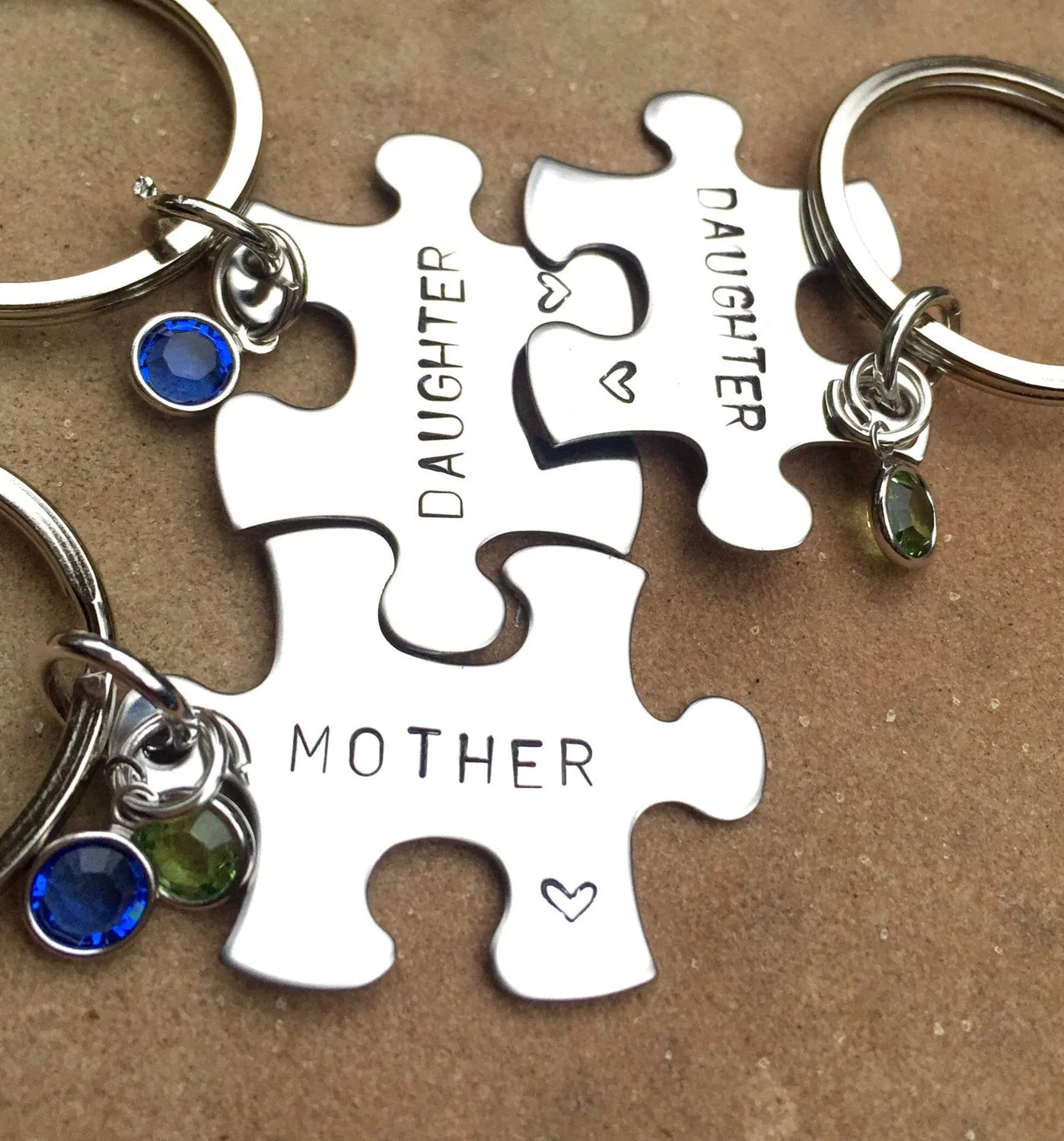 Mother Daughter Keychain,Mother Daughter Gifts, Mothers Day Gifts, Puzzle Keychains, Personalized Keychains, Natashaaloha