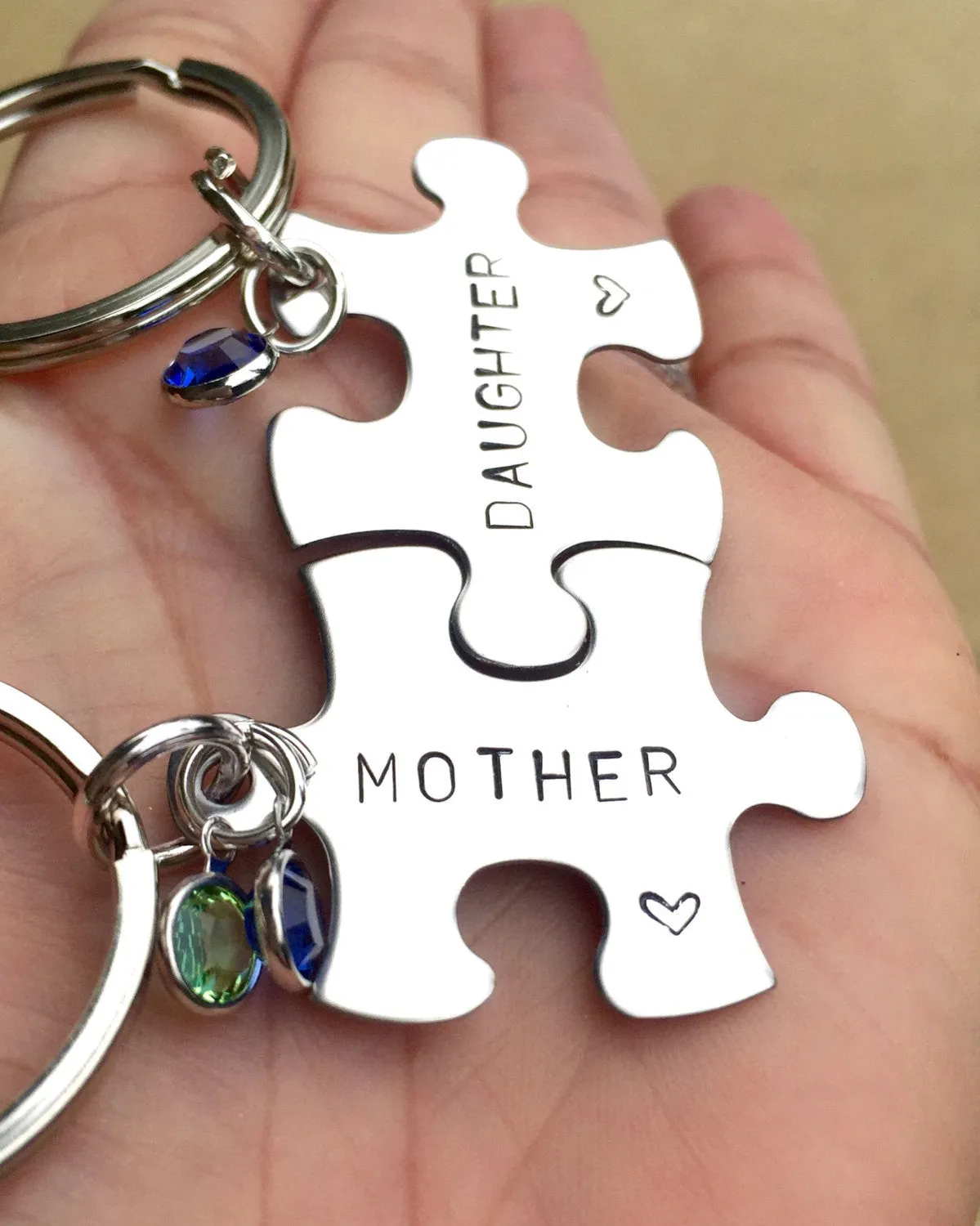 Mother Daughter Keychain,Mother Daughter Gifts, Mothers Day Gifts, Puzzle Keychains, Personalized Keychains, Natashaaloha