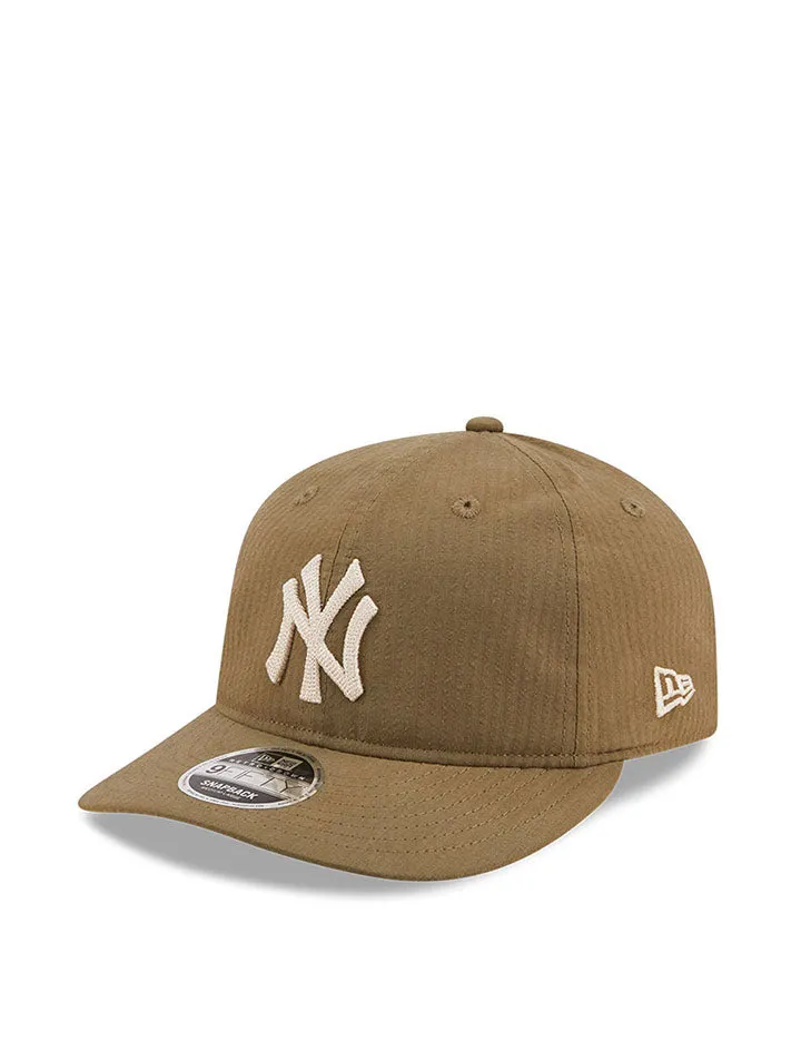 New Era Seersucker 9Fifty Cap Olive