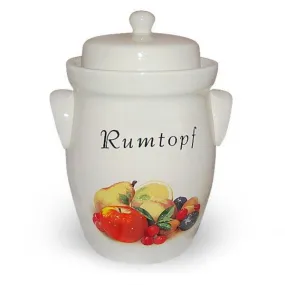 Nik Schmitt 5L (1.3 Gal) Rumtopf Stoneware Storage Pot ME50