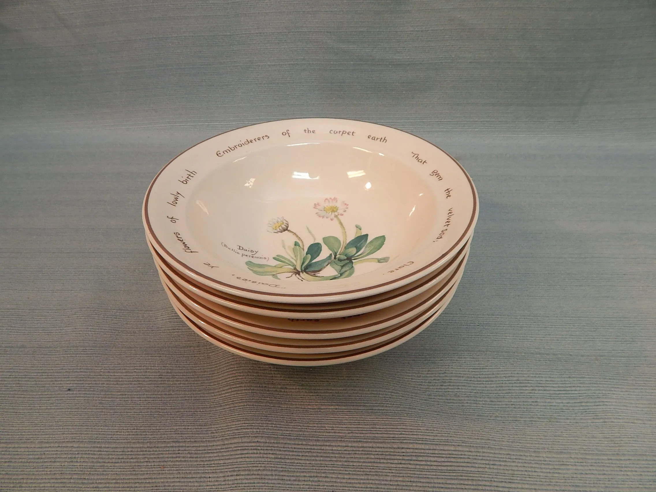 Noritake Ireland "The County Diary of an Edwardian Lady" Bowls - Very Good Condition as Noted