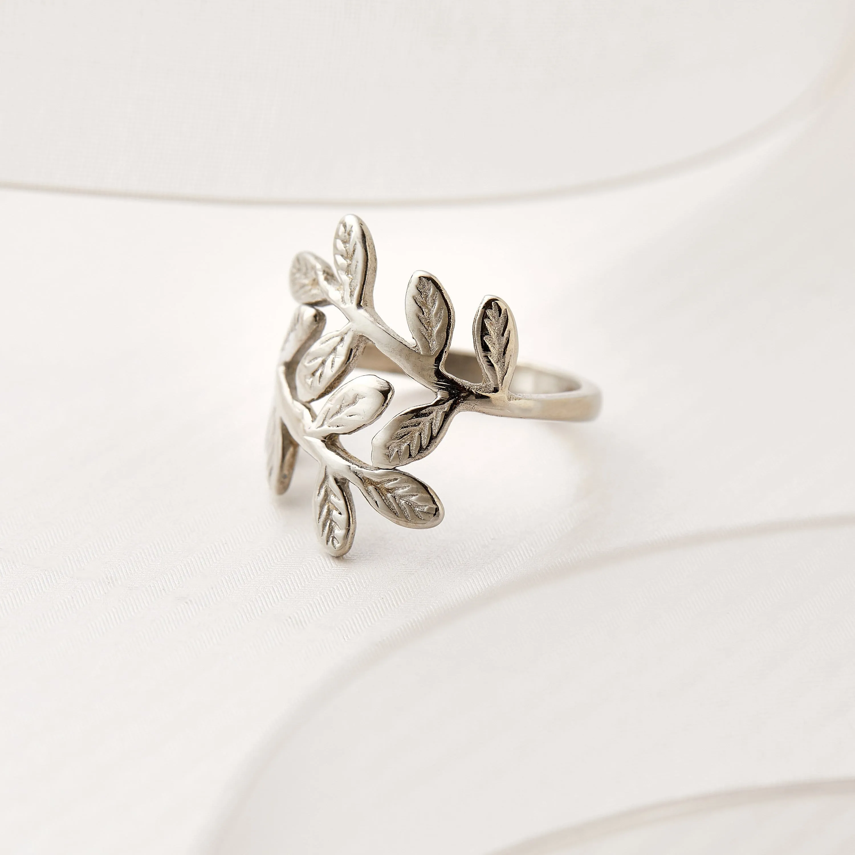 Palestine Olive Leaf Ring