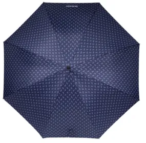 Parapluie pliant X-TRA Solide Crook Isotoner Chevron 09407