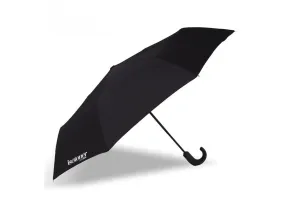 Parapluie pliant X-TRA Solide Crook Isotoner Noir 09407