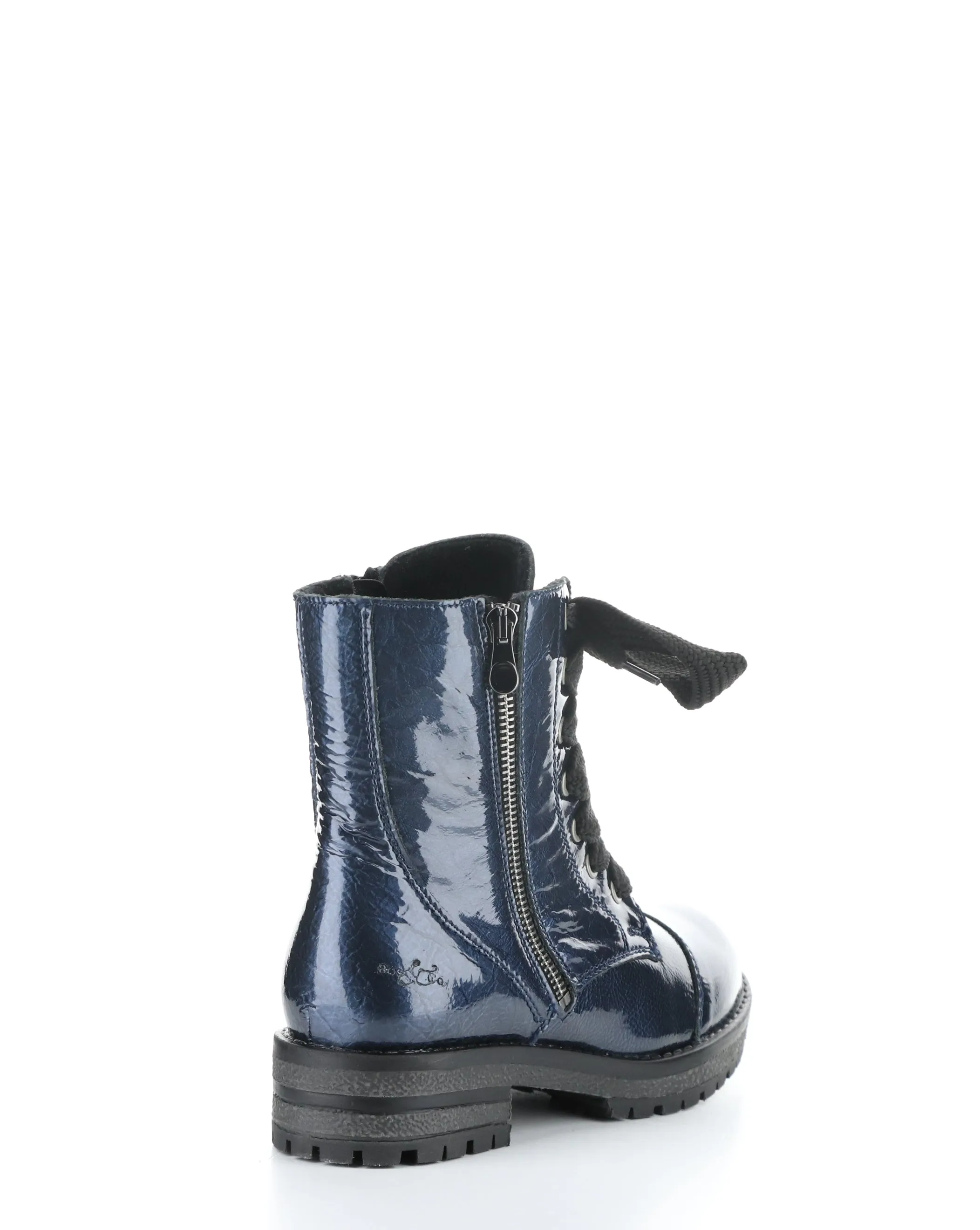 PAULIE BLUE Round Toe Boots