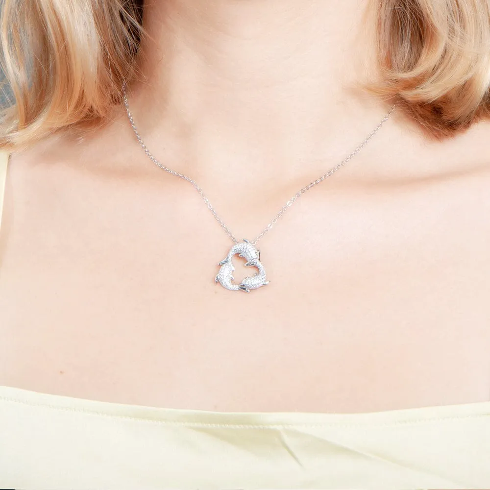 Pavé Nai'a Infinity Pendant