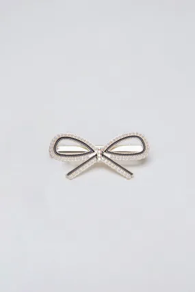 PEARL BOW HAIR PIN