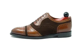 Phillips - MTO - Maple Calf / Mocha Suede - NGT Last - Single Leather Sole