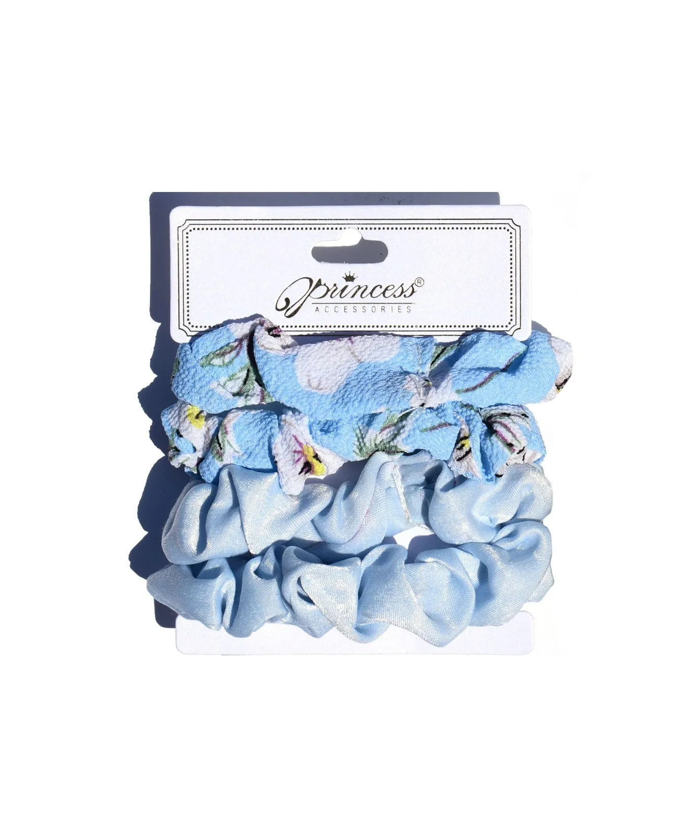 Plain and floral Scrunchie Set