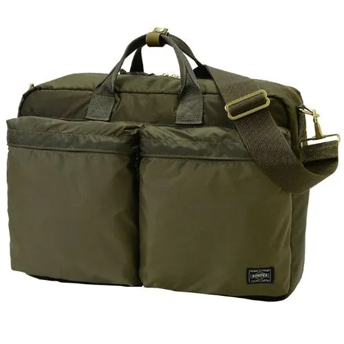 Porter Yoshida FORCE 3Way Briefcase Olive 30