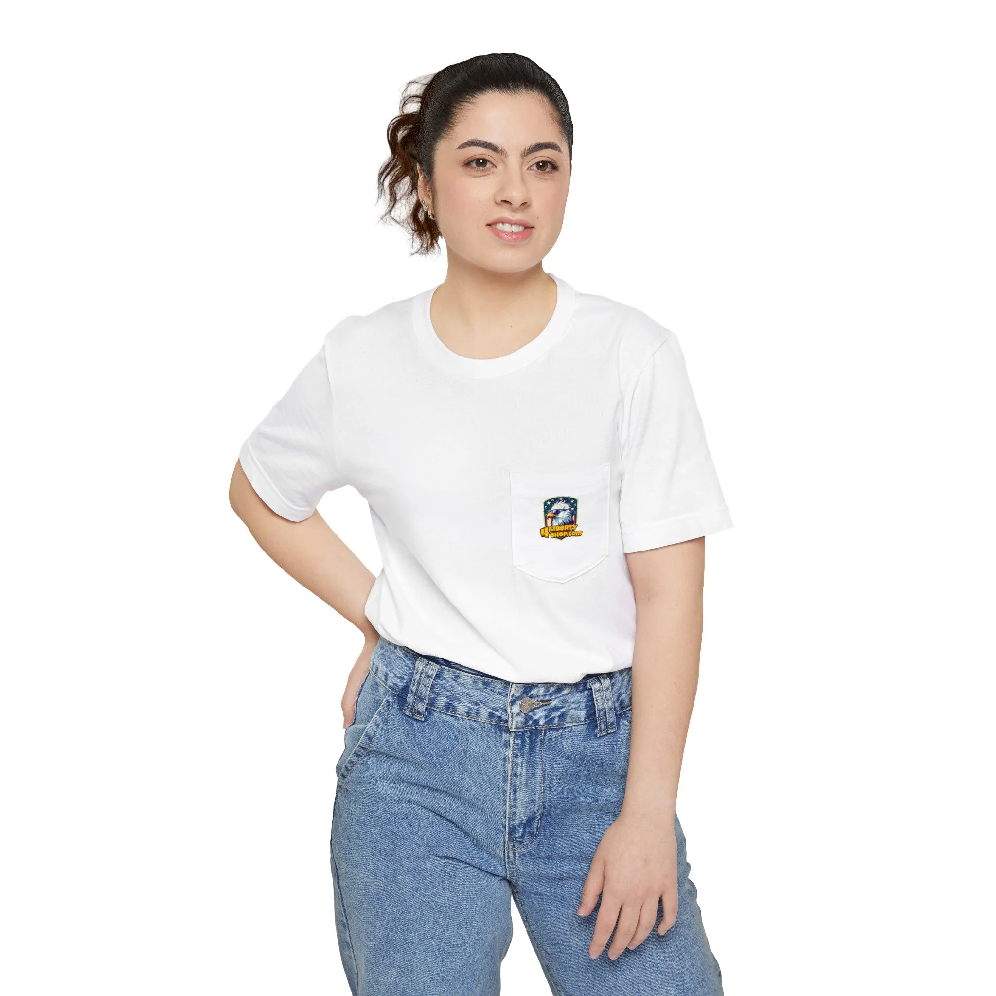 "Didn't Earn It" DEI Pocket Tee