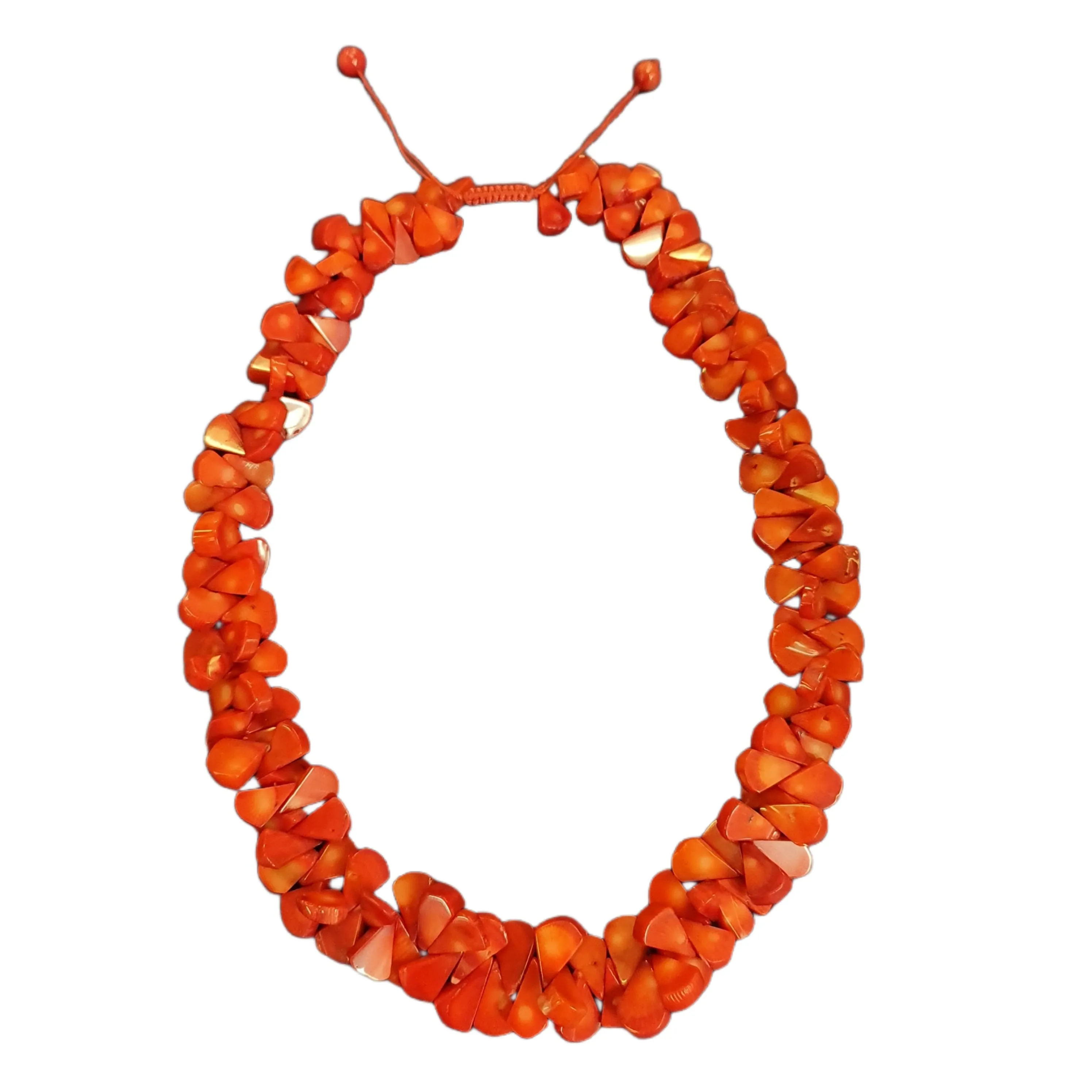 Red Bamboo Coral Necklace