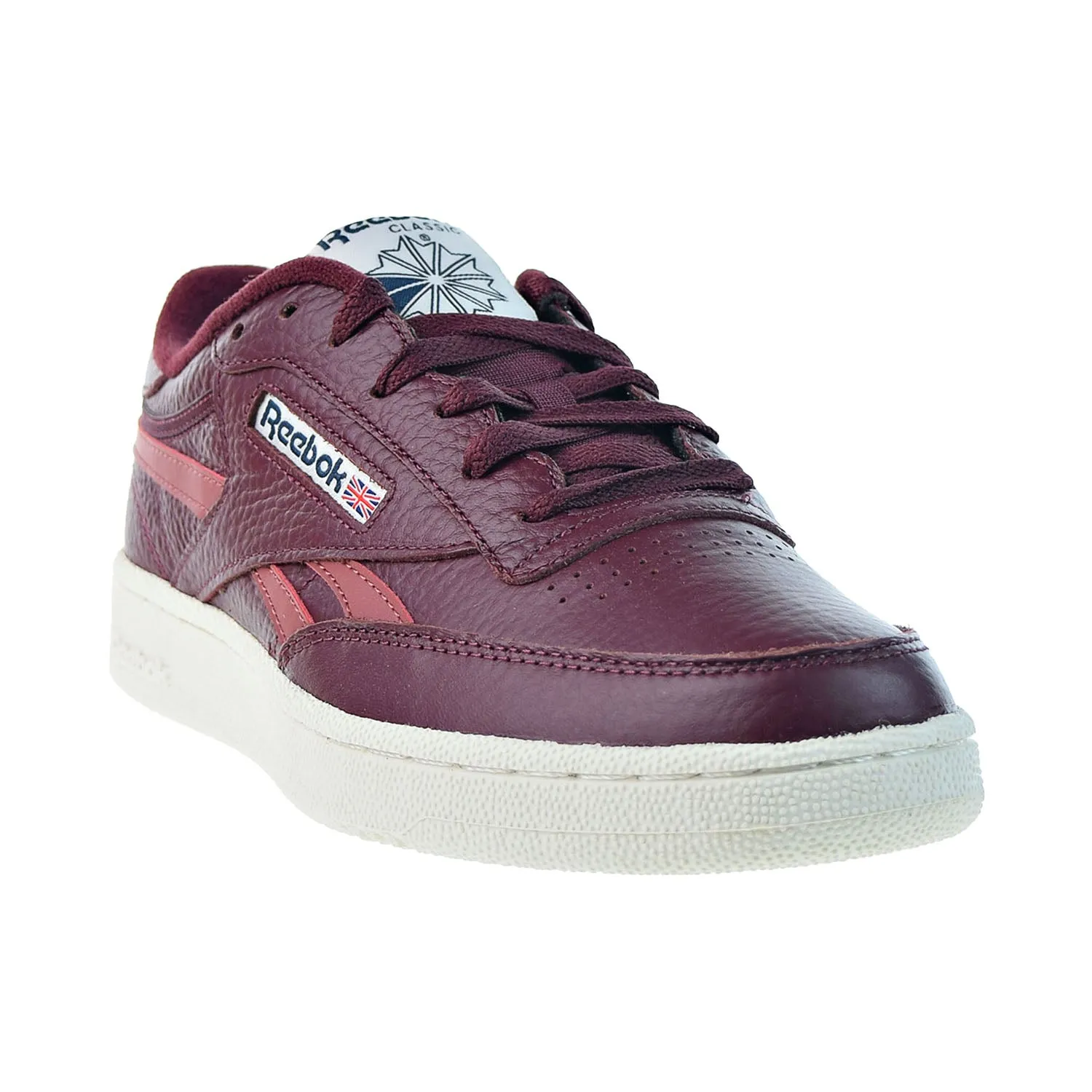 Reebok Club C Revenge Plus Men's Shoes Maroon-Rose-Blue-Chalk