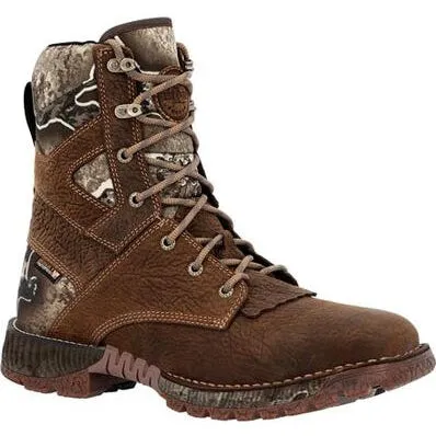 Rocky Men's Hi Wire 8 WP Slip Resist Western Hunt Boot -Earth- RKW0428