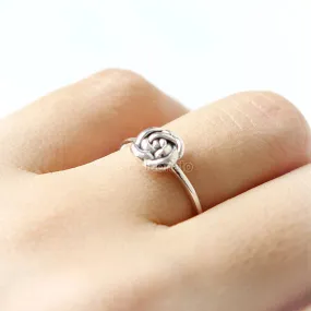 Rose Ring in 925 sterling silver