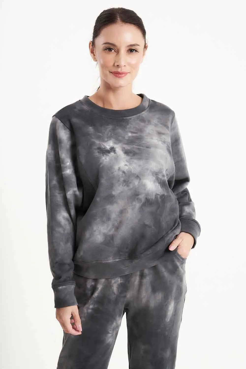 Saloos Tie-Dye Winter Lounge Tracksuit