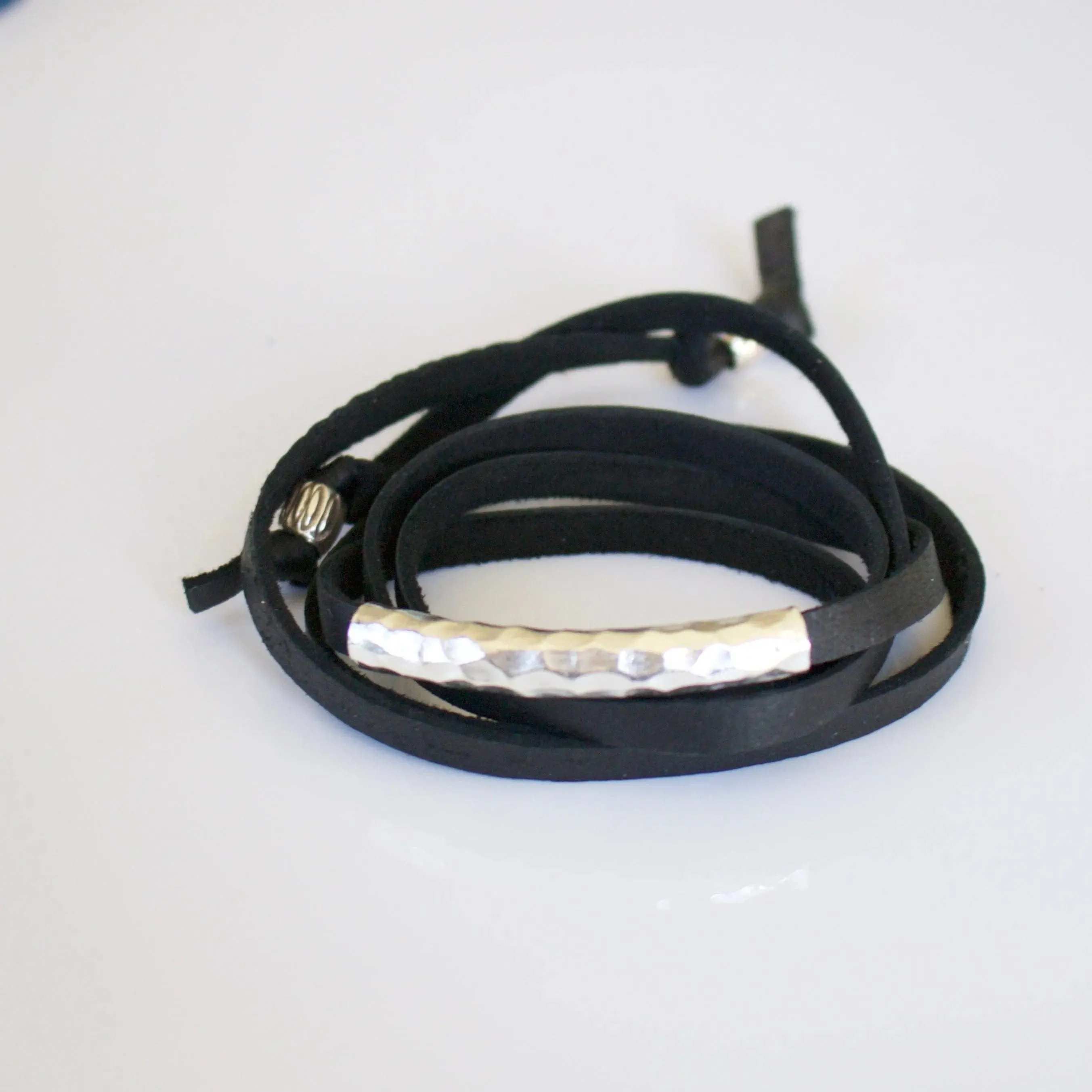 Shae Soft Leather Wrap Bracelet