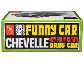 Skill 2 Model Kit 1965 Chevrolet Chevelle AWB Funny Car Time Machine 1/25 Scale Model by AMT