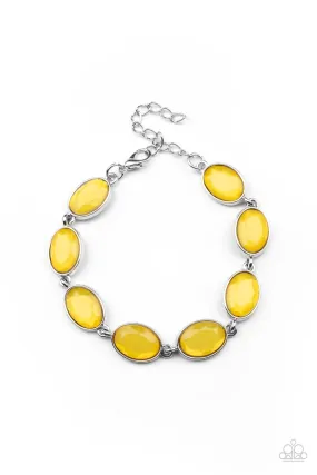 Smooth Move - Yellow - Paparazzi Bracelet