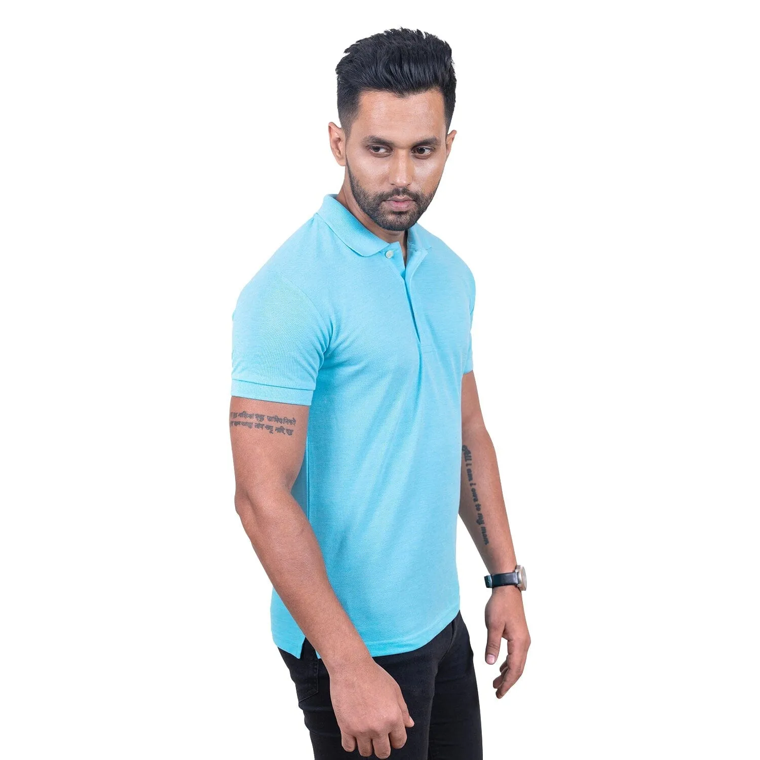 Solid Polo | Sky Blue