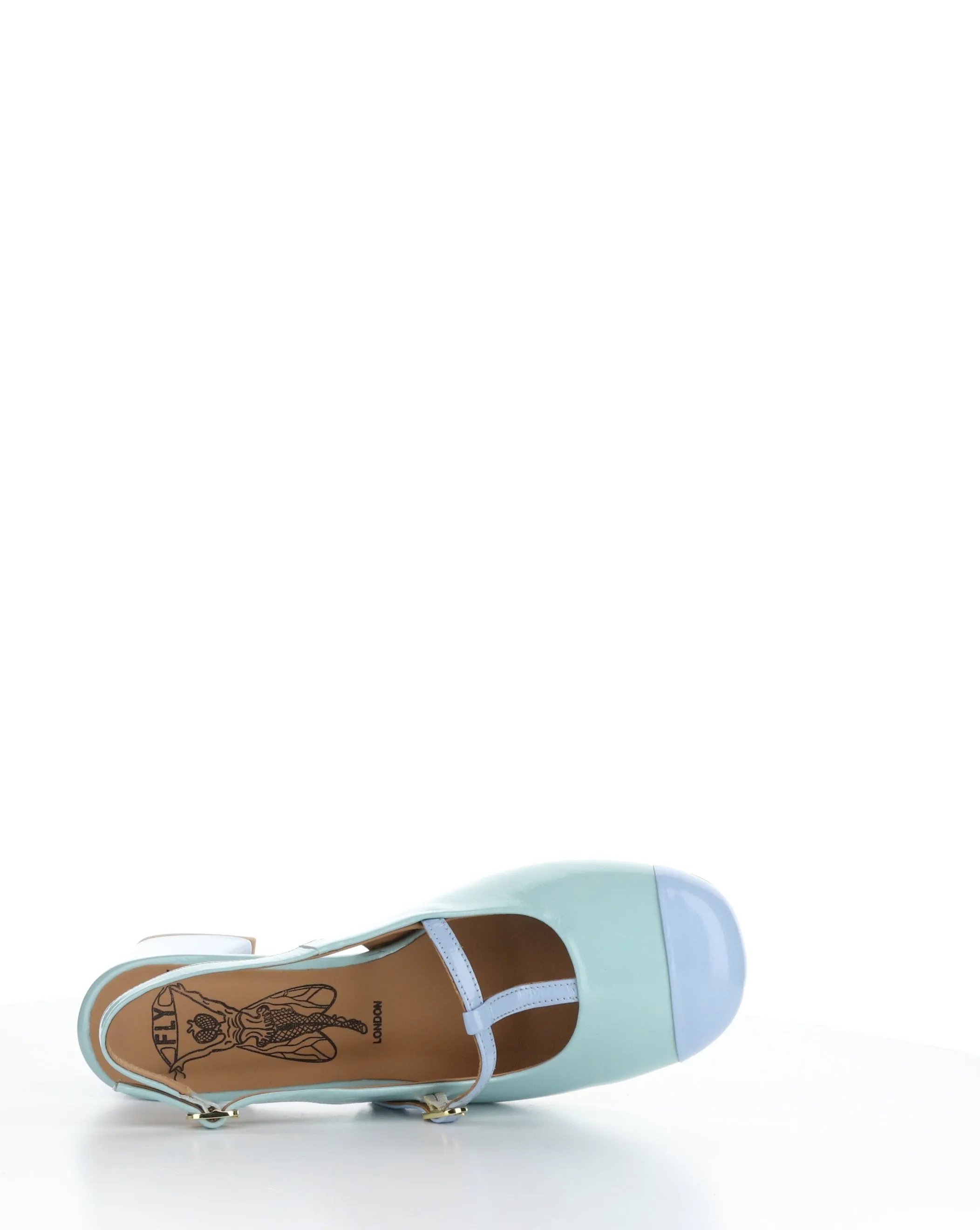 SOLN083FLY 000 SKY BLUE/SPEARMINT Round Toe Shoes