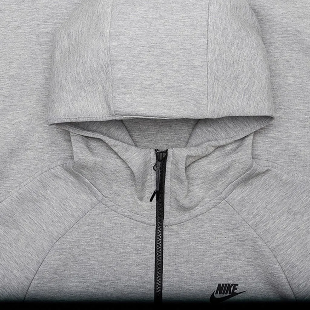 Sportswear Tech Fleece Full-Zip Hoodie - Dark Grey Heather/Black/Black