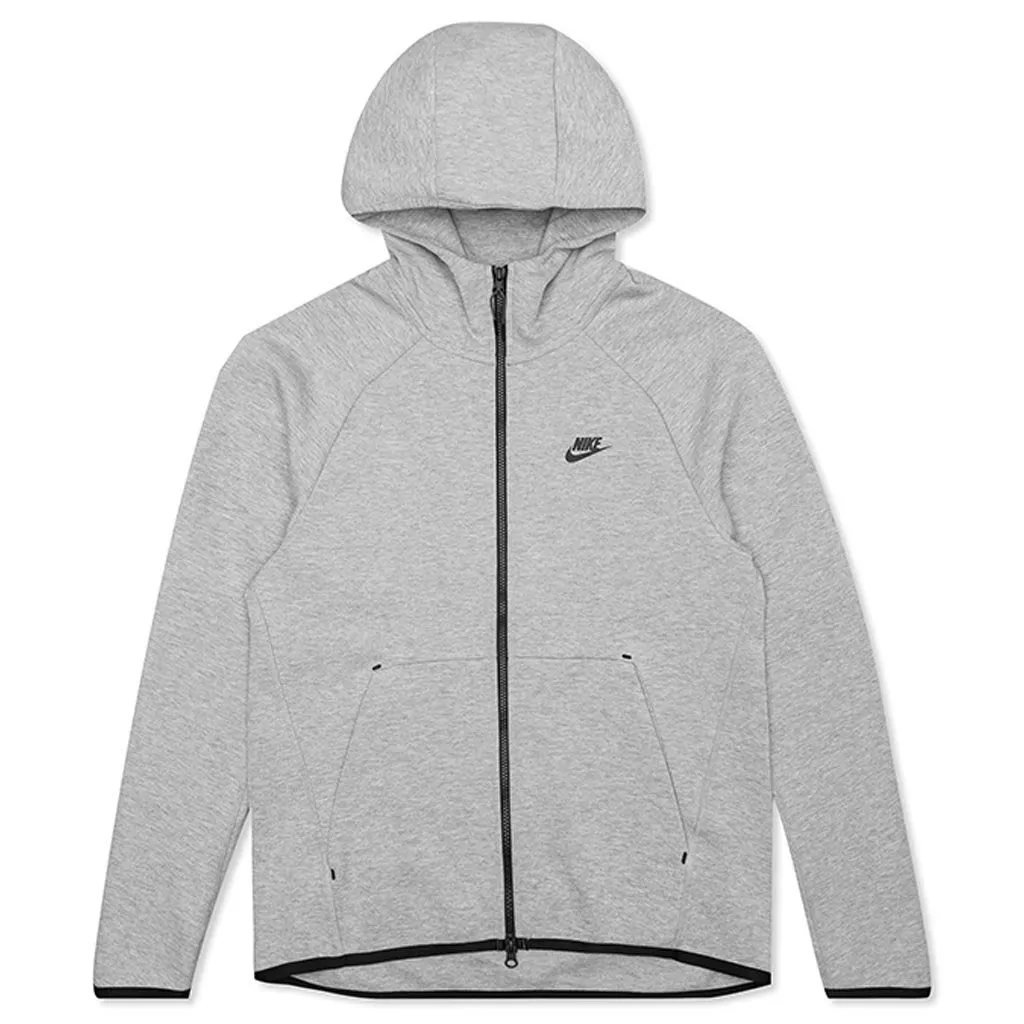 Sportswear Tech Fleece Full-Zip Hoodie - Dark Grey Heather/Black/Black