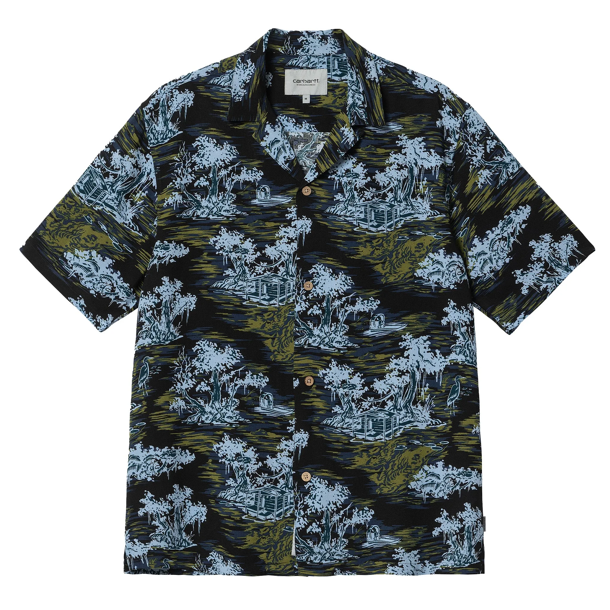 S/S Bayou Shirt (midnight black)