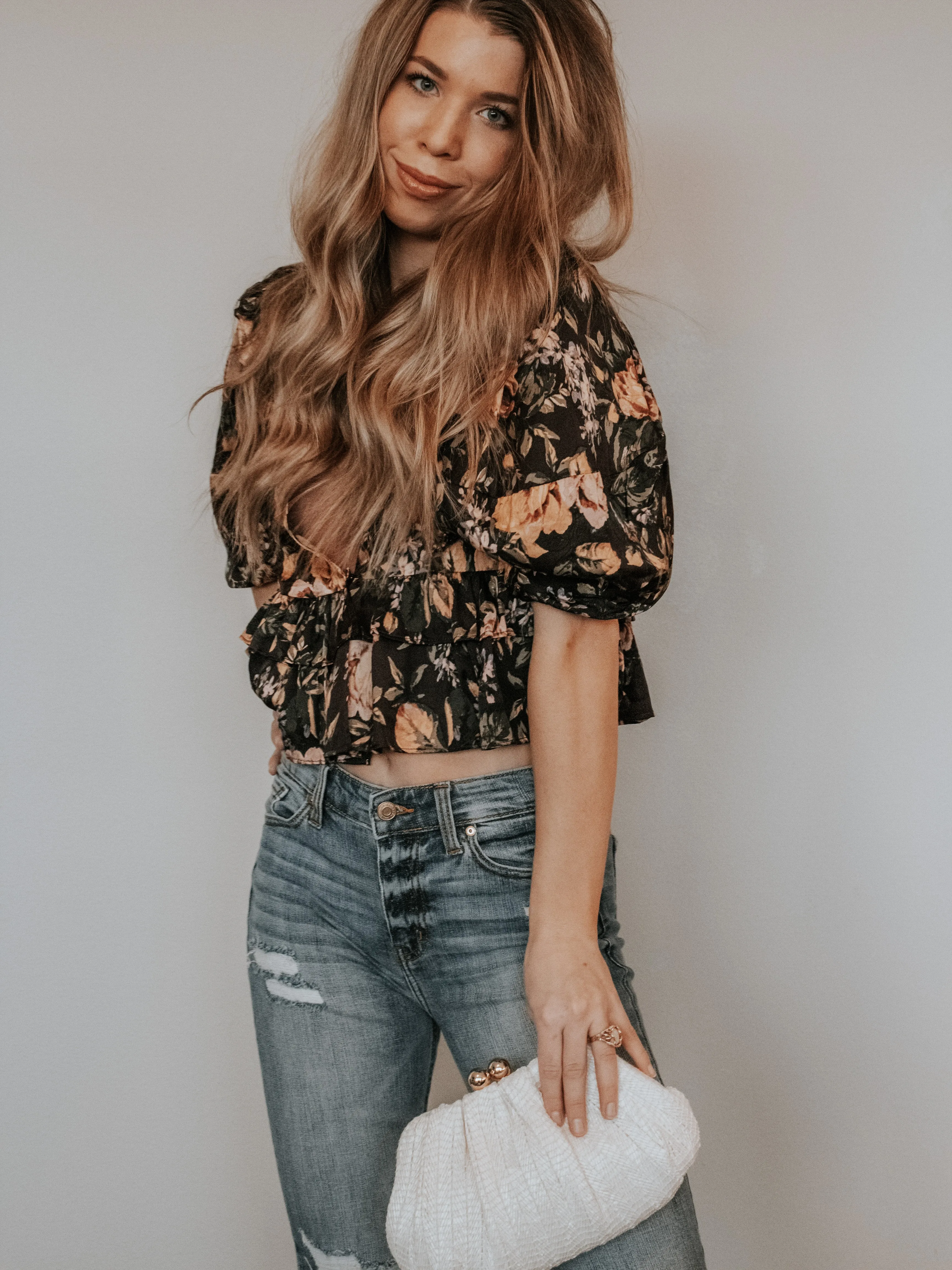 Stevie Floral Top