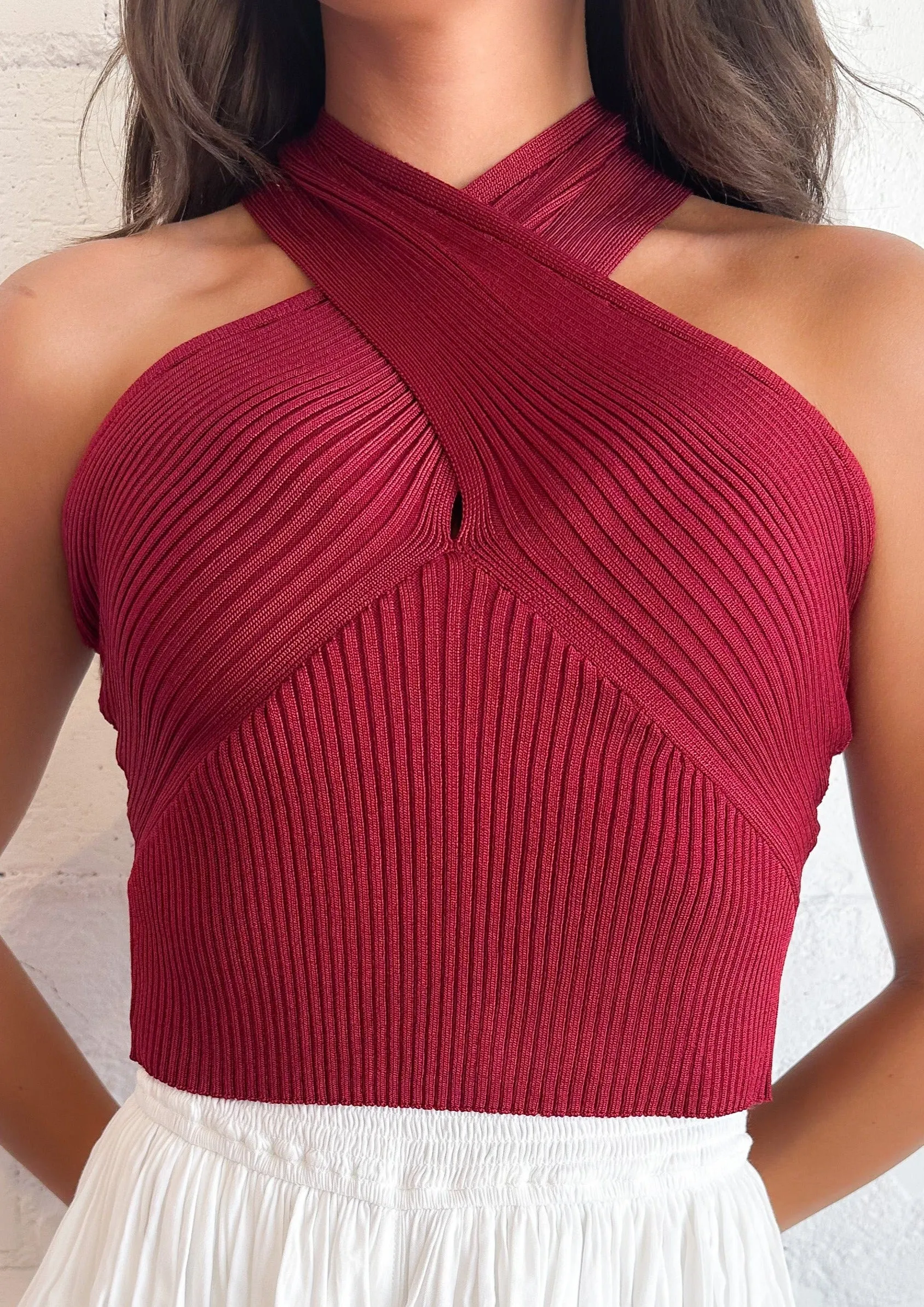 Strawberry Fields Knit Top