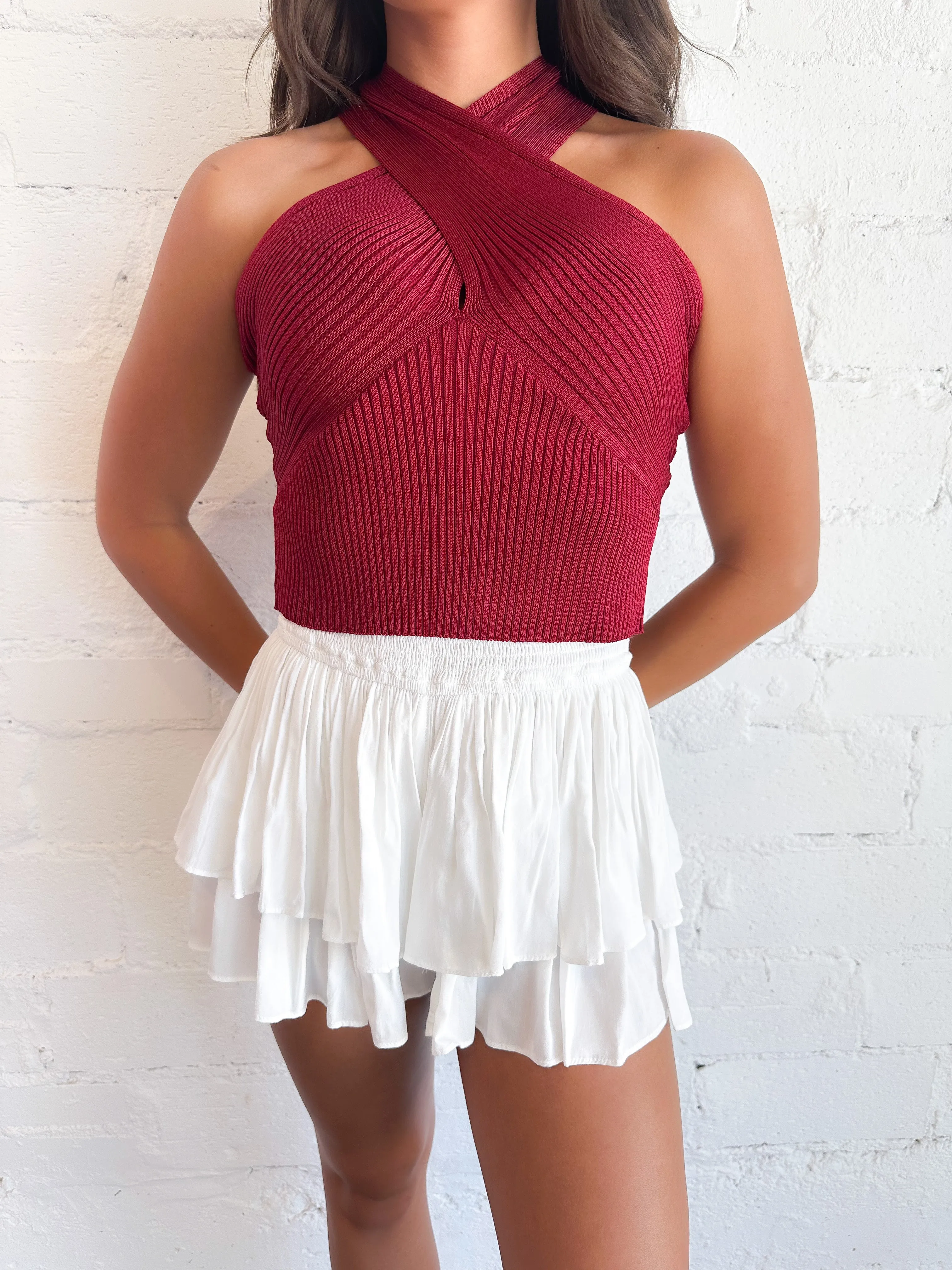 Strawberry Fields Knit Top