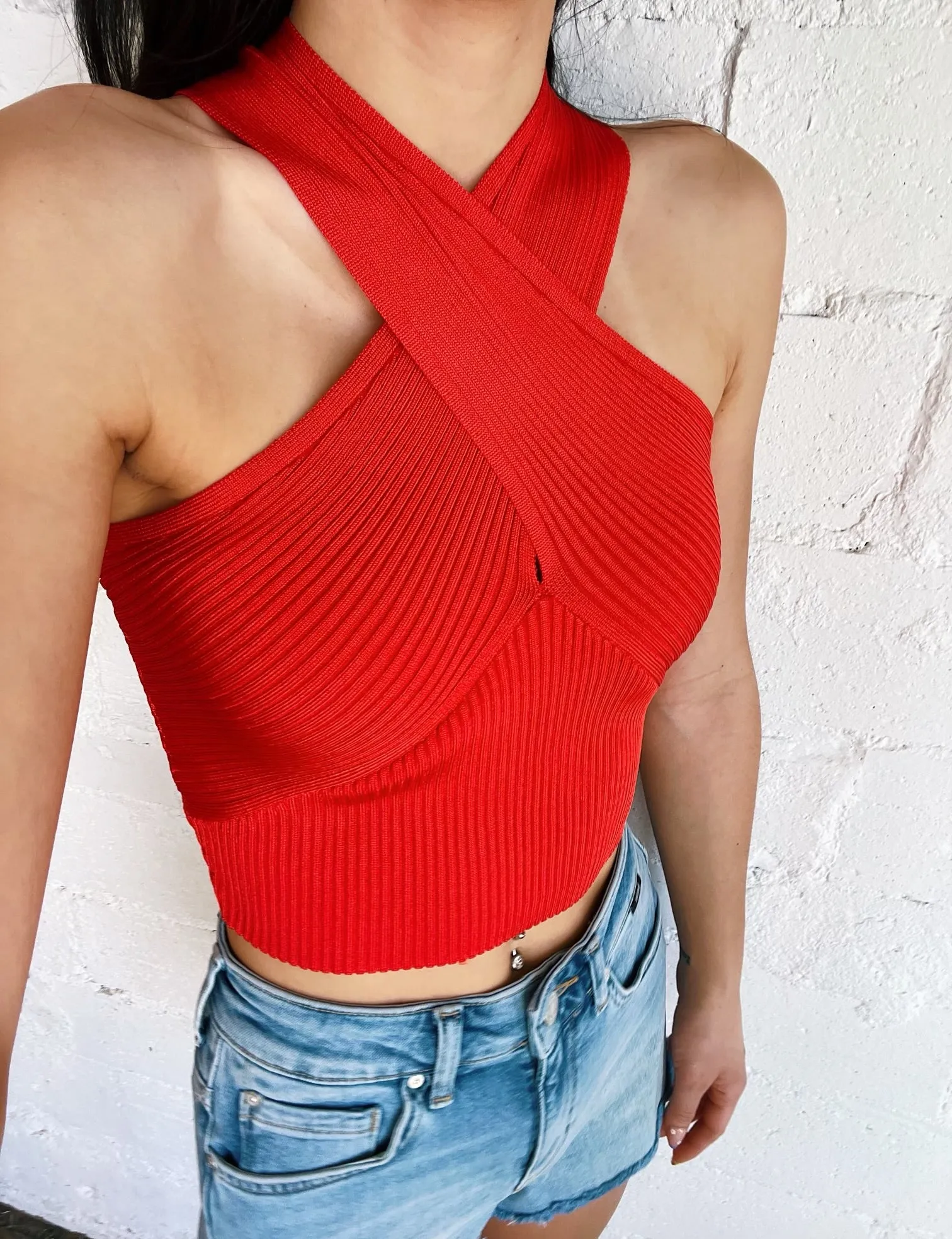 Strawberry Fields Knit Top