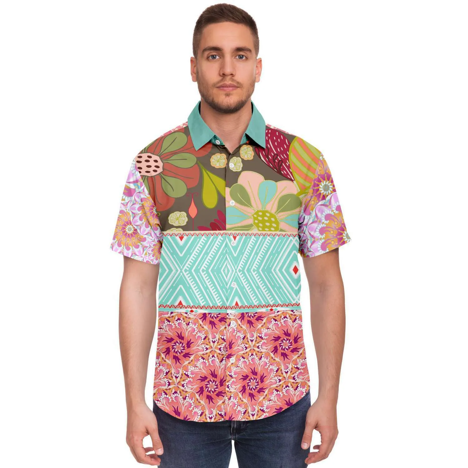 Summer of Love S/S Button Down Shirt