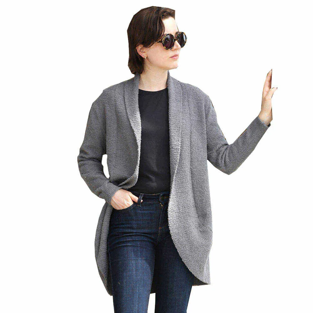 Super Soft Solid Open Cardigans